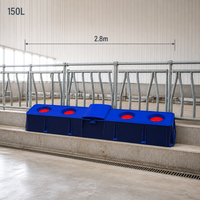 Abreuvoir robuste pour moutons, chauffé automatiquement, isolé, 60L, avec valve à flotteur pour fermes d'hiver
