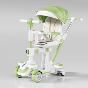 Trottinette portable à 3 roues pour enfants réglable pour bébé à 3 roues pour 5 6 7 <span class=keywords><strong>9</strong></span> 10 ans garçons et filles - Product Image 4