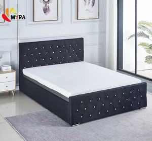 <span class=keywords><strong>Elegante</strong></span> Sofá <span class=keywords><strong>Cama</strong></span> Blanco con Diseño de Botones y Estructura de <span class=keywords><strong>Cama</strong></span> Estilo Princesa Californiana de SHENGFANG - Product Image 6