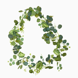 Austin Vine 6-Head Rose <b>Artificial</b> <b>Flower</b> Garland 30cm-100cm Wedding Decor Reusable Plastic Silk <b>Flowers</b> - Product Image 5