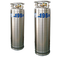 Cylindre de gaz liquide d'oxygène liquide VGL 195L 2.0Mpa, réservoir Dewar, cylindre de gaz cryogénique