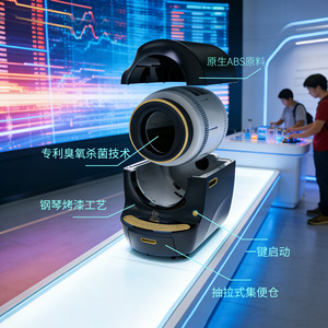 Customized smart <b>cat</b> litter <b>box</b>, deluxe electric <b>cat</b> litter <b>box</b>, automatic scoop, extra large size, anti-pinch, suitable for - Product Image 1