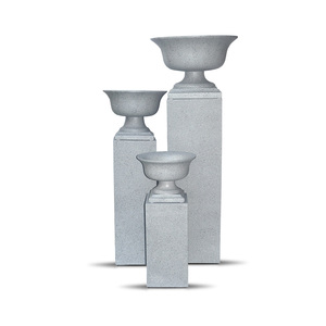 Soporte para Macetas de Fibra de Vidrio Resistente al Agua y Ecológico de 80/100/120 cm de Alto, Venta al por Mayor de Fábrica, Maceta <span class=keywords><strong>Rectangular</strong></span> para Interiores y Exteriores - Product Image 3