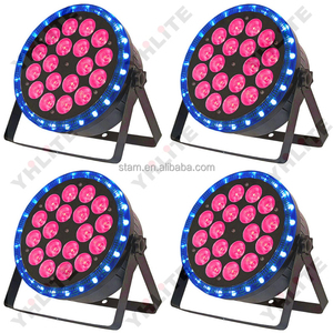 Ánh Sáng Sân Khấu 18*18W Trong Nhà <span class=keywords><strong>Par</strong></span> Rgbw 4in1 LED Nhôm <span class=keywords><strong>Par</strong></span> Ánh Sáng Với <span class=keywords><strong>DMX</strong></span> Điều Khiển Cho Đảng Wedding DJ Disco Câu Lạc Bộ - Product Image 5