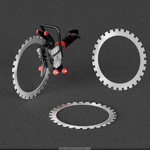 Scie à anneau pour mur en béton à main, machine à découper les murs en béton, machine à découper les murs, outils électriques - Product Image 6