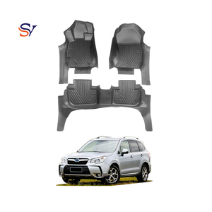 Tapis de sol de voiture 5D en caoutchouc TPE écologique, imperméable et antidérapant, sur mesure en gros, 3 pièces pour Subaru Forester 2013-2018 - Product Image 2
