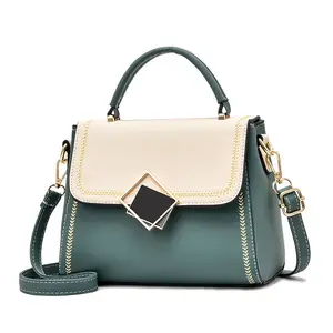 Guangzhou Factory Wholesale Pu Leather Top-handle Bag Tote Satchel Handbag Designer Brand Luxury Bags Women Bags 2024