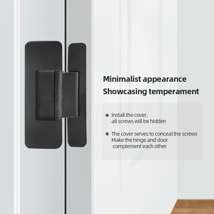 Bisagra Oculta de Alta Resistencia Personalizada, Ajustable en 2D, 70 kg, 104 Grados, Bisagra Invisible de Acero Inoxidable para Puerta de Perfil de <span class=keywords><strong>Aluminio</strong></span> - Product Image 5
