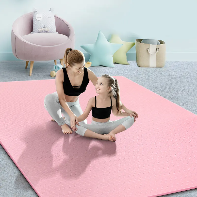 Roba davvero buona tappetino da Yoga per bambini Yoga per bambini con 24 pose stampate Non tossico incoraggia gli studenti ad esercitare