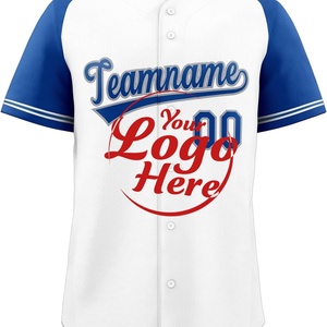 เสื้อเจอร์ซีย์บาสเก็ตบอล/เบสบอล แขนสั้น แบบยูนิเซ็กส์ สไตล์ฮิปสเตอร์ ปักลาย พิมพ์ลาย  ผ้าสแปนเด็กซ์/คอตตอน  รับสั่งทำพิเศษ - Product Image 1