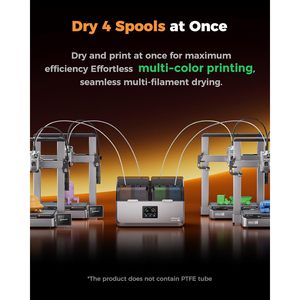Secador de Filamento Creality Spacepi X4, 4 Bobinas, Cámaras de Calentamiento Dobles, Temperatura Máxima de 85°C, Caja de Almacenamiento para Accesorios de Impresora 3D - Product Image 2
