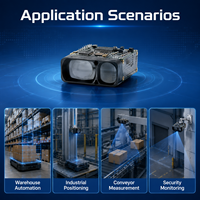 Sensor LiDAR XD-S2000 de 2000m para Maquinaria Pesada, Automatización de Excavadoras, Navegación de Vehículos Mineros, Módulo de Medición Láser de 905nm