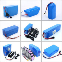 Batterie au lithium personnalisée pour vélo électrique moto scooter électrique 24V 36V 48V 60V 72V 10Ah 12Ah 20Ah 30Ah 50Ah 80Ah Batterie au lithium-ion