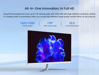Computadora de Escritorio Todo en Uno INGSCREEN, Pantalla FHD de 24 Pulgadas, Core I3 I5 I7, Computadora Todo en Uno para Juegos con Orificio Antirrobo