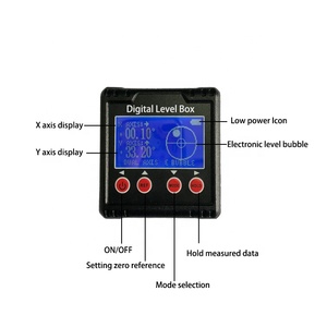 Dual Axis Display, IP42 Portable Magnetic Cube Digital Inclinometer <strong>Level</strong> Electronic <strong>Level</strong> <strong>Box</strong> Digital <strong>Level</strong> Angle Finder - Product Image 4