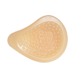 Prothèse mammaire réaliste en silicone pour mastectomie, massage dorsal, forme spirale et goutte d'eau, couleur beige, poids net 420g - Product Image 1