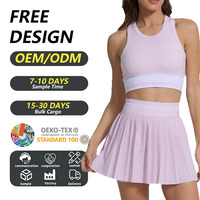 Vêtements de golf recyclés pour femmes, short de padel et de baseball avec poche, robe de golf recyclée pour femmes, robe de tennis pour femmes