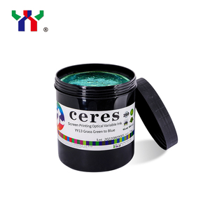 Encre d'impression à écran variable optique Ceres YY13, couleur vibrante vert herbe à bleu, professionnelle, anti-contrefaçon - Product Image 2