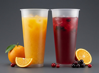 Gobelets jetables en PP pour thé aux bulles et limonade, tasses réutilisables en PP pour boissons chaudes – Meilleures ventes