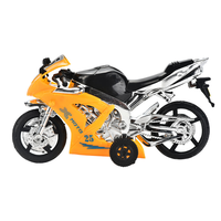 Véhicule jouet de simulation de moto à retirer à assembler bricolage