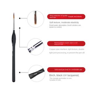 Pinceau détail cheveux de belette pour aquarelle, <span class=keywords><strong>peinture</strong></span> à l'huile acrylique - Product Image 3