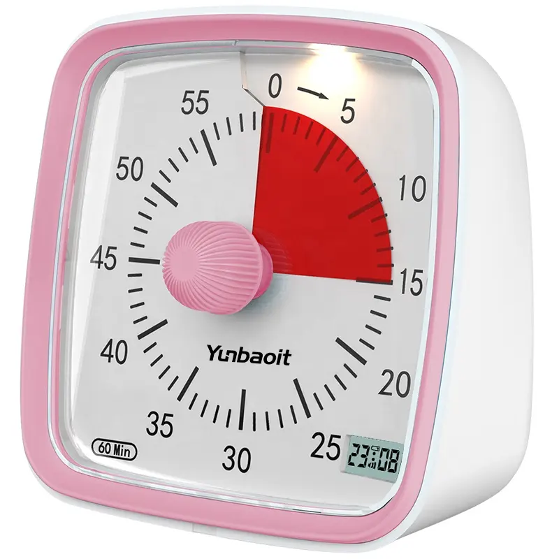 Wholesale Kitchen Visual Timer Cook Study Countdown Timer With Clock Yunbaoit Wholesale Timer