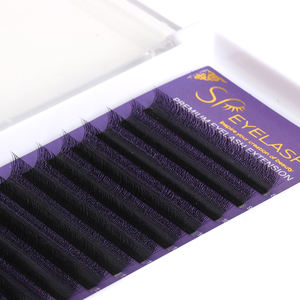 नई 5dw आकार कैमेलिया डब्ल्यू फ्लैश एक्सटेंशन मैट प्राकृतिक मेपल पत्ती 5dw आंखों 0.07 मिमी विभिन्न लंबाई अलग-अलग लंबाई मिमी - Product Image 2