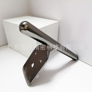 Straight Cylindrical Tapered <b>Sofa</b> <b>Legs</b> Graphite Aluminum Alloy Heavy Duty Modern Minimalist Design - Product Image 3