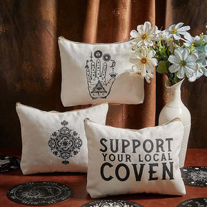 حقيبة مرحلة من مراحل بطاقات التاروت بسحاب مخصص حقيبة مستحضرات تجميل ساحرة حقيبة تجميل قوطية جمالية للزينة - Product Image 3