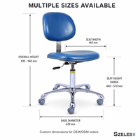 L'ascenseur en cuir de chaise de laboratoire d'ESD directe d'usine tournent les coussins élastiques modernes pour l'atelier commercial atelier commercial