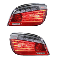 Pour BMW E60 Série 5 2003-2010, feux arrière LED style facelift, lentille fumée, clignotants dynamiques séquentiels, ensemble de feux arrière