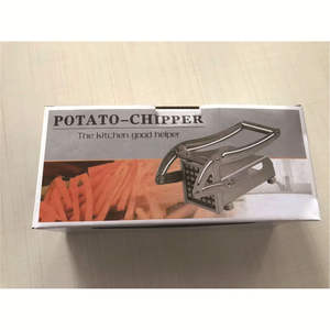 وكيل شراء أدوات المطبخ ، آلة تقطيع الخيار اليدوية المنزلية من الفولاذ المقاوم للصدأ متعددة الوظائف ، آلة القلي الفرنسية - Product Image 5