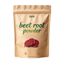 Poudre de racine de betterave 4lb 1.81kg Sans OGM Sans additifs OEM Complément alimentaire pour le bien-être quotidien
