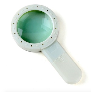 Lupa con 12 LED, Lente Doble de 10X, Lupa Iluminada para Personas Mayores, para Leer Monedas, Sellos, Degeneración <span class=keywords><strong>Macular</strong></span> - Product Image 3