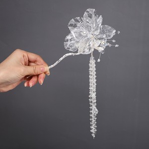 Nouveaux styles de coiffes et accessoires de mariée faits à la main en gros, épingles à cheveux et ornements capillaires luxueux et exquis pour Hanfu. - Product Image 5