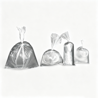 Sachet d'eau personnalisé en plastique biodégradable transparent de qualité alimentaire avec soufflet inférieur et impression numérique