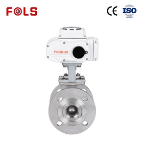 DN50-150 6-Inch High PN16 Stainless Steel Ball On/Off Type V Double Flange Hard <b>Seal</b> - Product Image 4