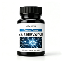 Capsules personnalisées de soutien du nerf sciatique à base de plantes OEM ODM Formule à l'acide alpha-lipoïque et au curcuma pour adultes