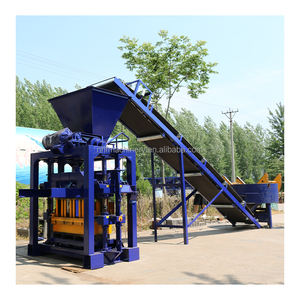 अच्छी कीमत इंटरलॉकिंग कंक्रीट खोखले सीमेंट ब्लॉक ईंट डीजल इंजन वैश्विक बाजार के लिए ईंट बनाने की मशीन QT4-35 - Product Image 2