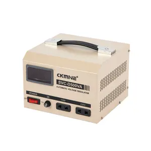 CKMINE AVR 500VA AC 0.5KVA 500W monofásico 220V Power Servo automático transformador de bajo voltaje estabilizador regulador Control