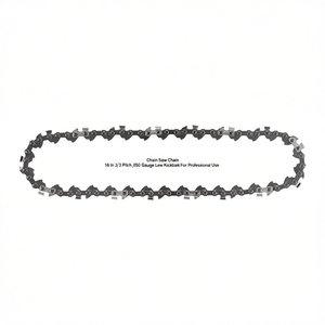 Cadena para motosierra de 16 pulgadas, paso 3/8, calibre .050, baja retroacción, para uso profesional - Product Image 1