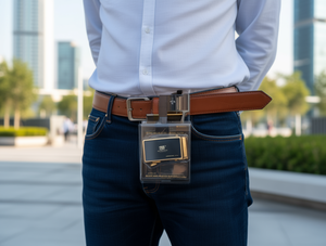 LNOXOKOLE Fibbia grande in argento e oro da 5,0 cm, fibbia a piastra, placcatura in lega formale - Product Image 2