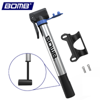 Pompe à vélo BOMB, mini pompe à vélo portable, pompe à air pour vélo, pompe à pneu de vélo, 100 PSI, alliage d'aluminium, vente en gros OEM