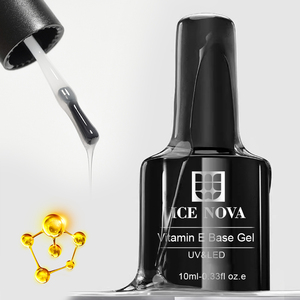 Gel <span class=keywords><strong>base</strong></span> arricchito con vitamina E per una crescita delle unghie più forte e una potente protezione antiossidante - Product Image 1