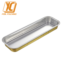Contenants en aluminium jetables de qualité alimentaire XC Y58 750 ml avec couvercle en plastique, moules à gâteaux et à pains pour cheesecake, stockage alimentaire