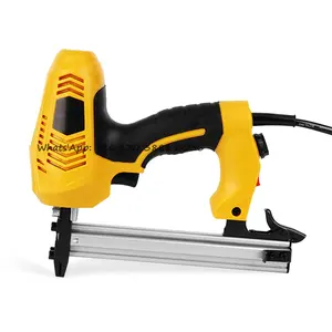 Factory Price Power Tool Finish Nail Electric Nail Gun for Room Decorations Woodworking Furniture Frame Wood Stapler