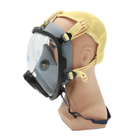 Masque facial complet EN136 Ayon avec grande visière transparente pour les pompiers, appareil respiratoire autonome, sauvetage des pompiers