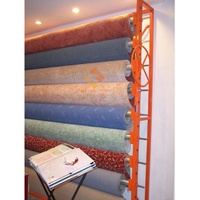 Custom Heavy Duty Metal Rolling Rack Factory Display Stand for Retail Carpet