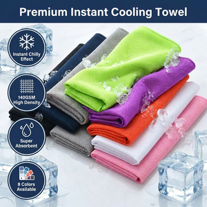 Serviette de sport rafraîchissante instantanée en polyester, multi-couleurs, douce, respirante, à séchage rapide, absorbant la transpiration, pour le cou, effet super froid, avec <span class=keywords><strong>logo</strong></span> - Product Image 2