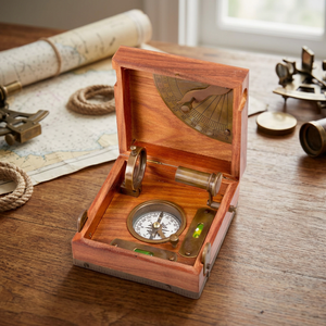 Boussole de sauvetage en laiton, boussole nautique, boussole marine, style vintage, instrument de navigation maritime artisanal, décoratif - Product Image 4
